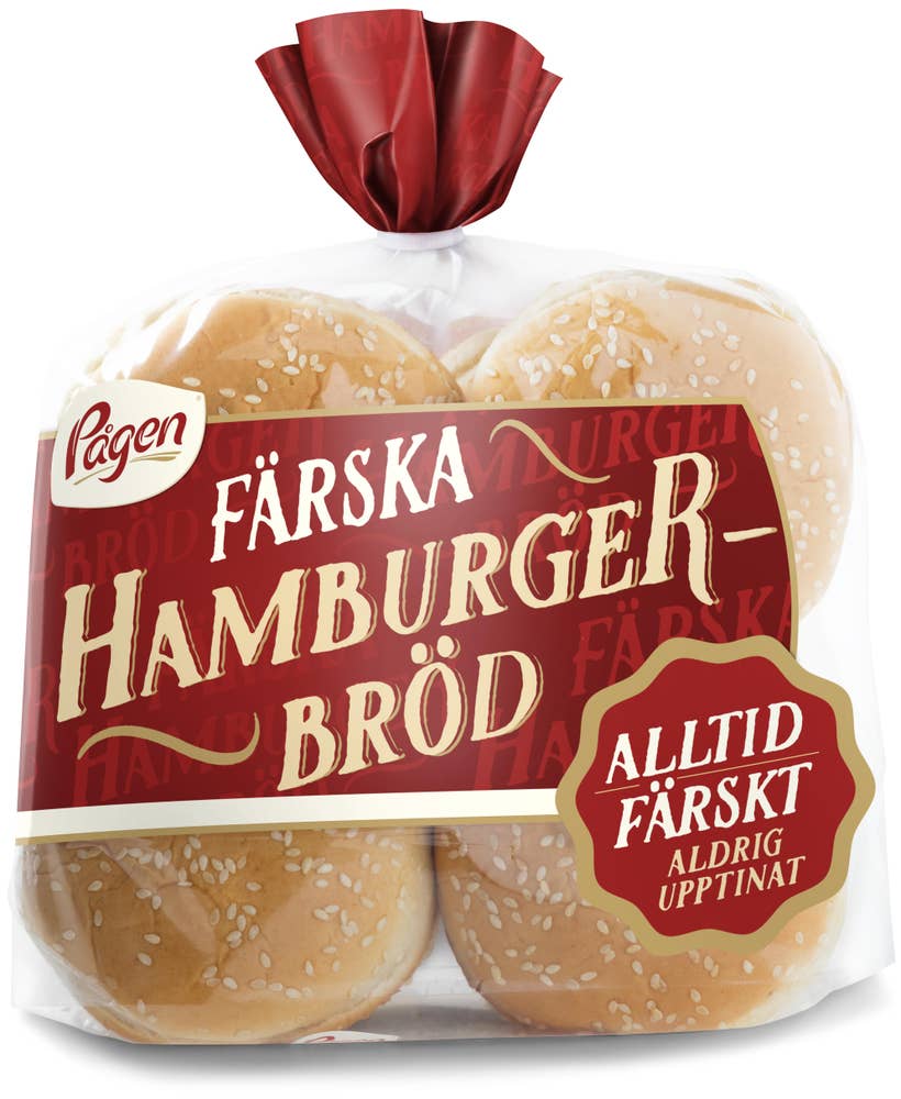 Pågen Hamburgerbröd Färska 8-p