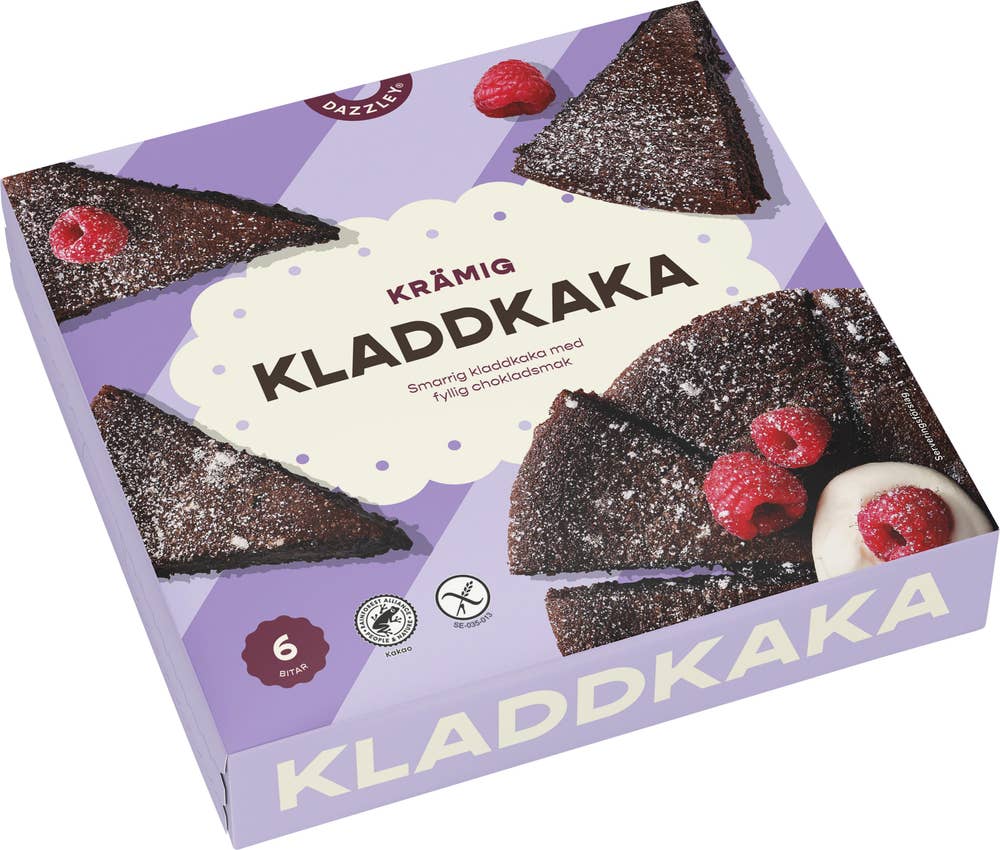 Dazzley Kladdkaka Glutenfri Fryst