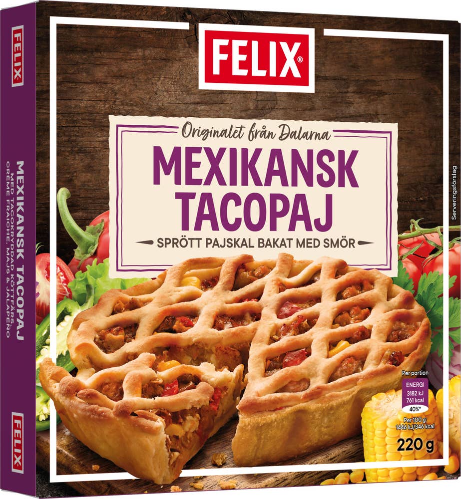 Felix Tacopaj Mexikansk Fryst