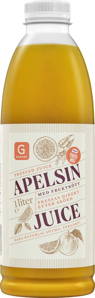 Garant Juice Apelsin med fruktkött