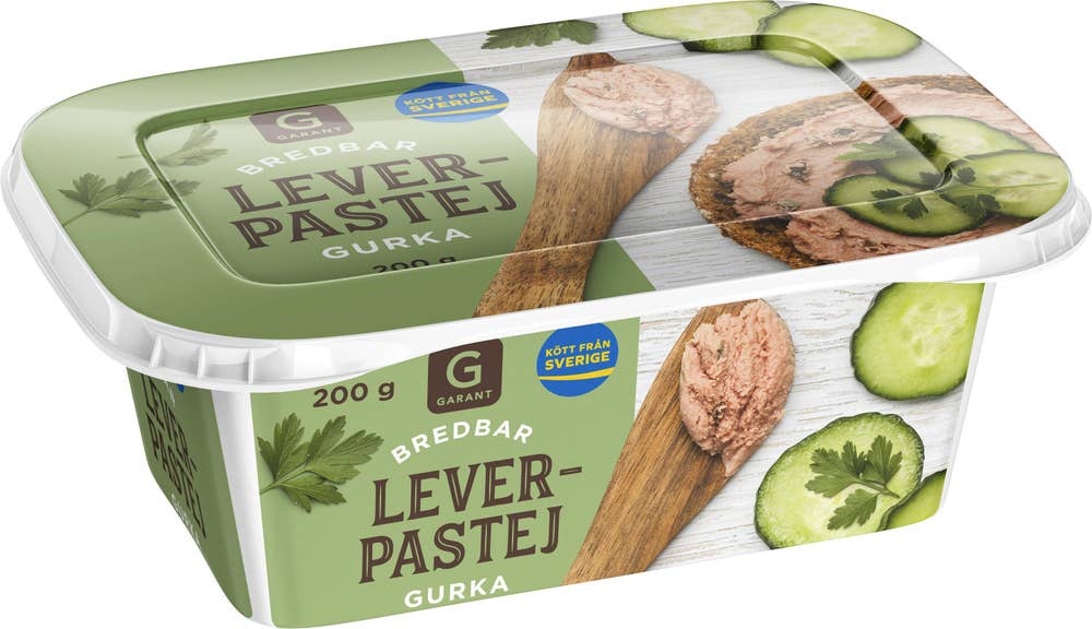 Garant Leverpastej Gurka Bredbar