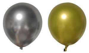 Hedlundgruppen Ballonger Krom Guld & Silver 30cm