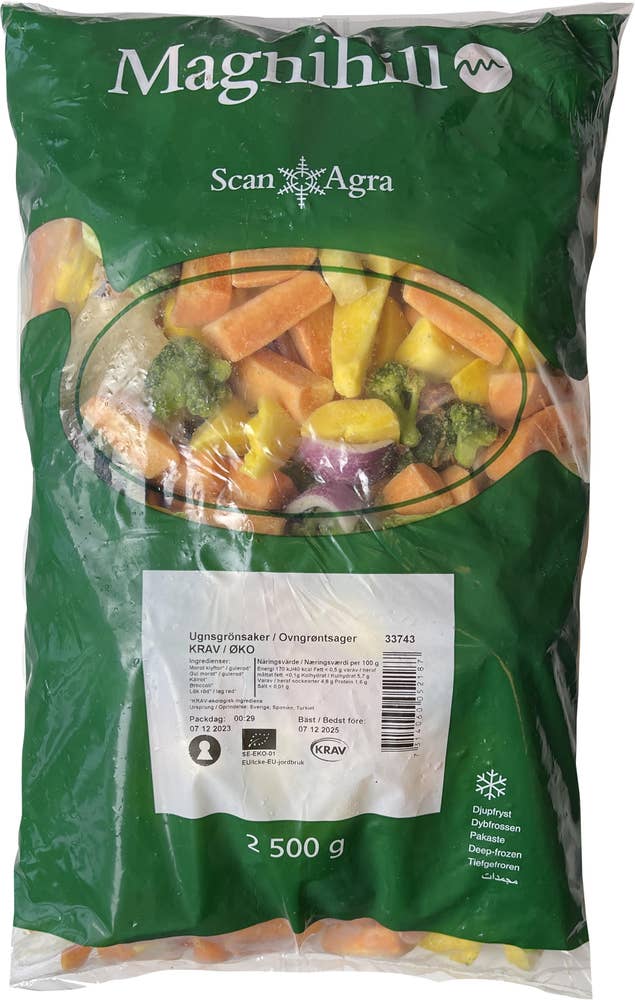 Magnihill Ugnsgrönsaker Fryst EKO/KRAV