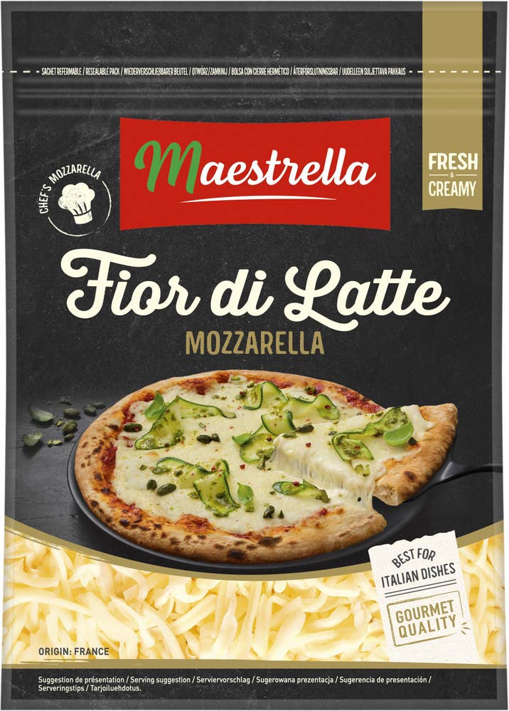 Maestrella Mozarella Fior di Latte Riven