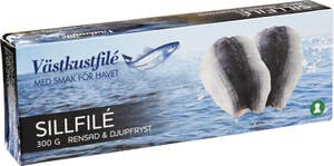 Västkustfile Sillfiléer Frysta Västkustfile