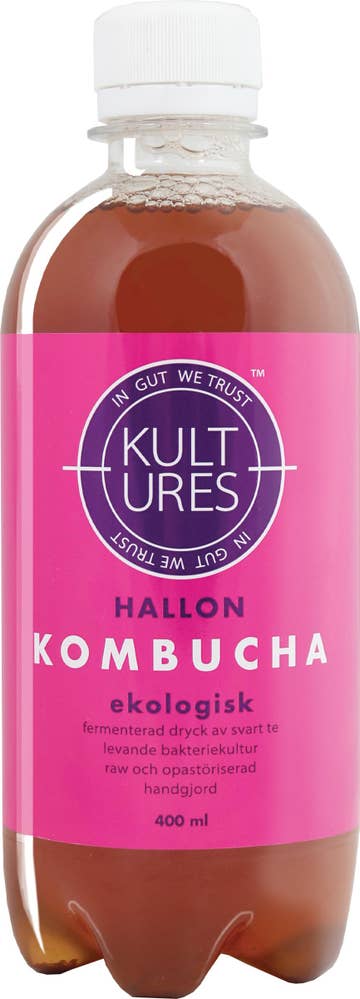 Kultures Kombucha Hallon EKO