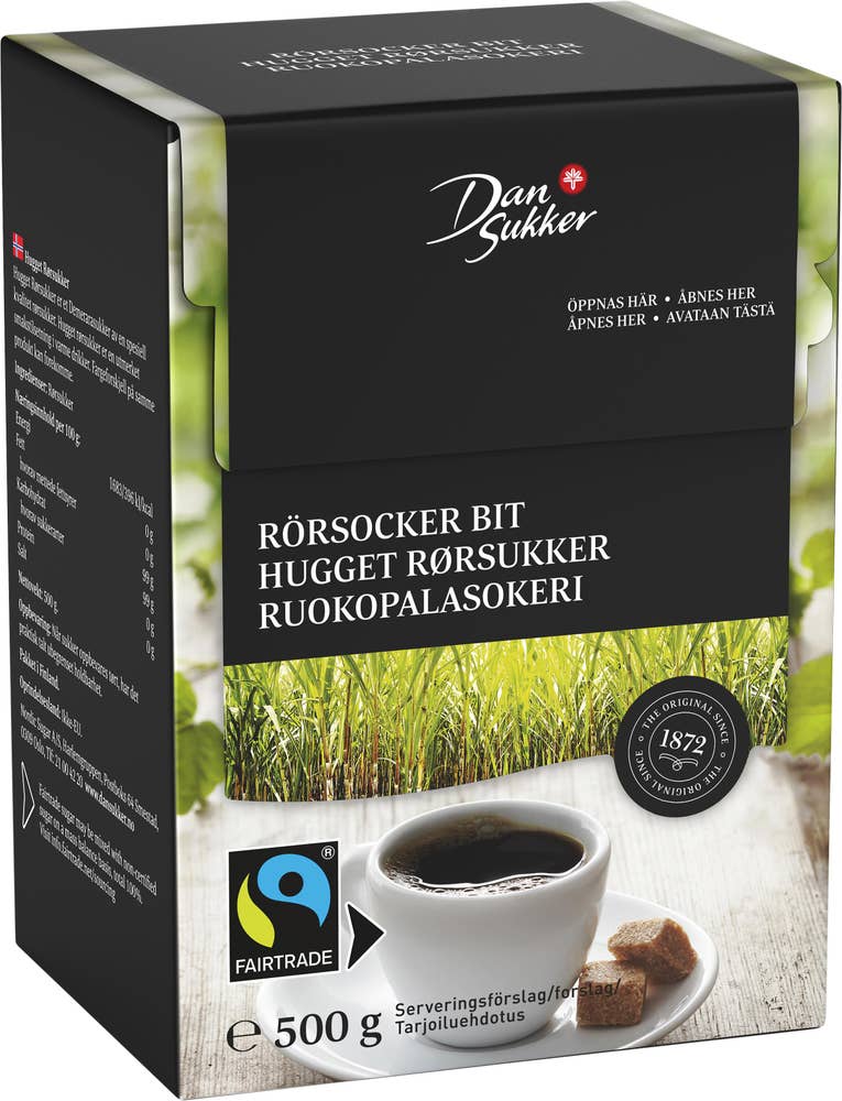 Dan Sukker Rörsocker Bit Fairtrade