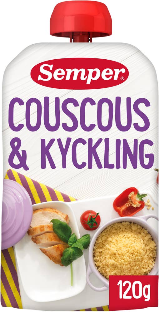 Semper Klämpåse Couscous & Kyckling 6M