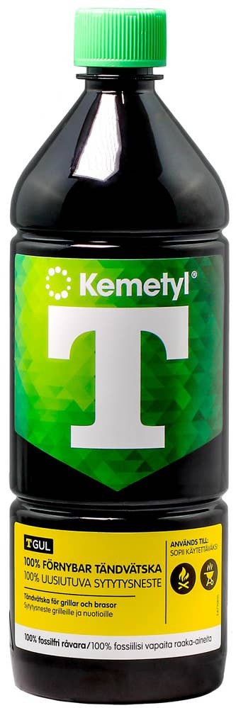 Kemetyl Tändvätska T-Gul Förnybar