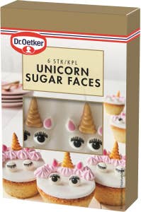 Dr. Oetker Sockerdekoration Unicorn 6-p