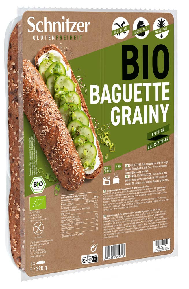 Schnitzer Fröbaguette Glutenfri EKO