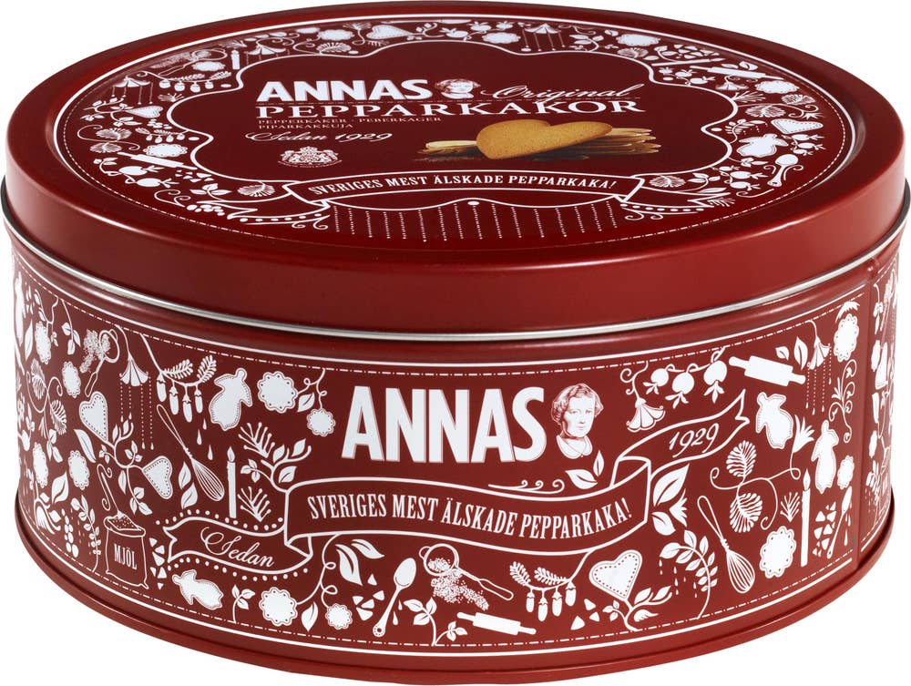 Annas Pepparkakor i Plåtburk Annas