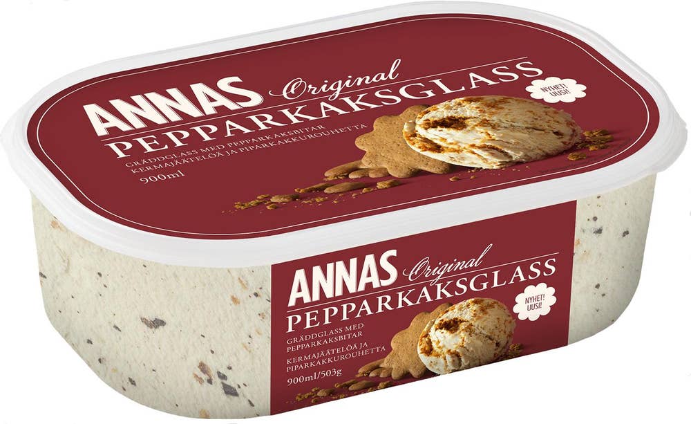 Annas Pepparkaksglass 900ml Annas