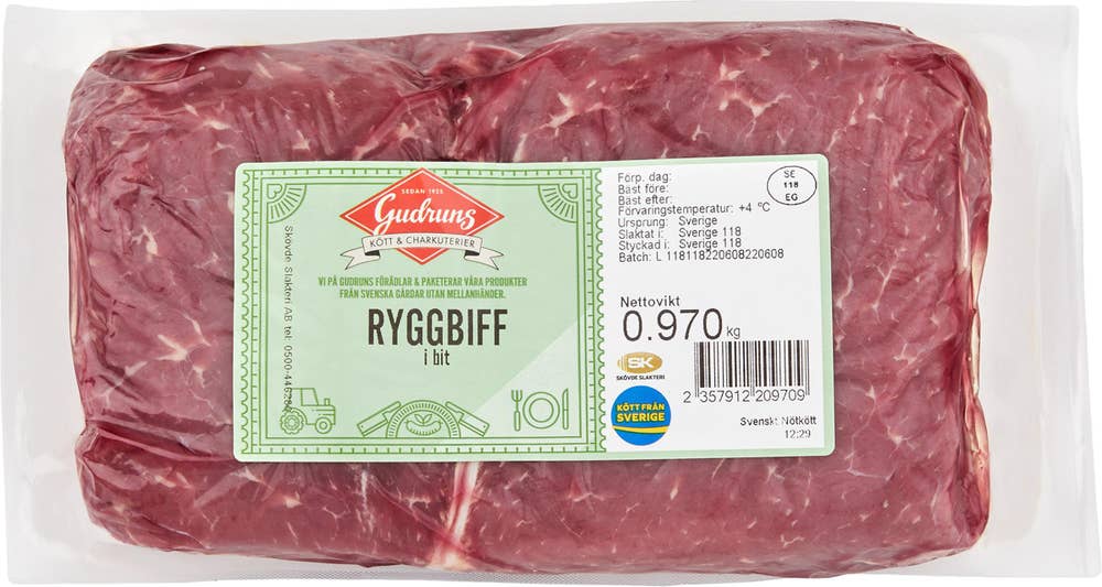 Gudruns Ryggbiff Benfri