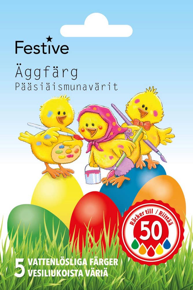Hedlundgruppen Äggfärg 5 Färger