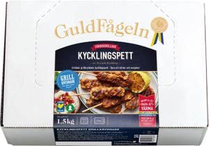 Guldfågeln Kycklingspett Grillade Fryst
