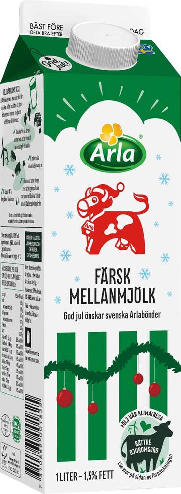 Arla Ko® Mellanmjölk Färsk 1,5%