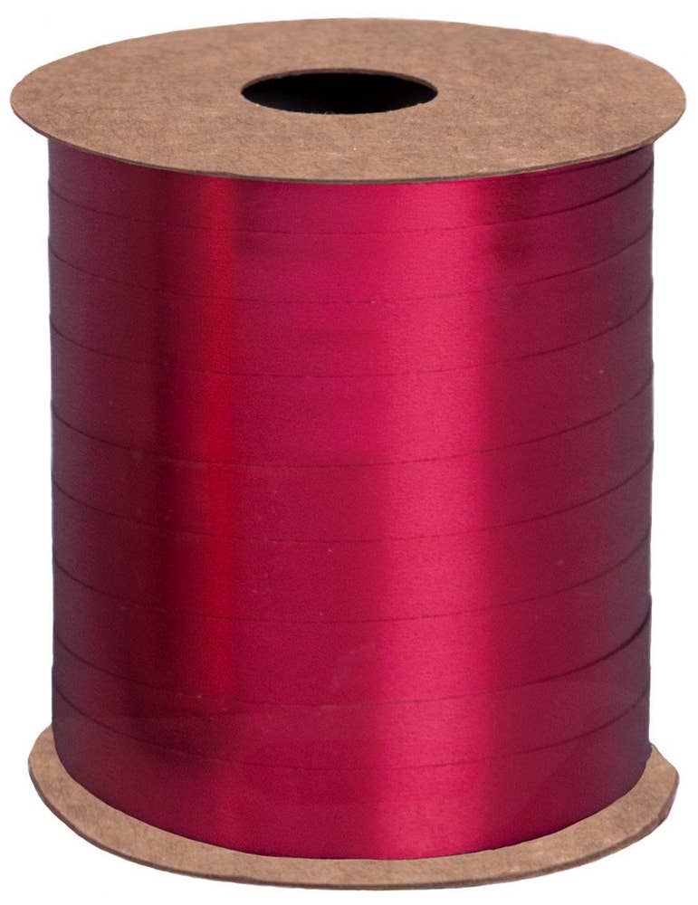 Boutique Presentsnöre Matt Metall Röd 50m