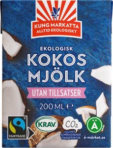Kung Markatta Kokosmjölk EKO/KRAV/Fairtrade