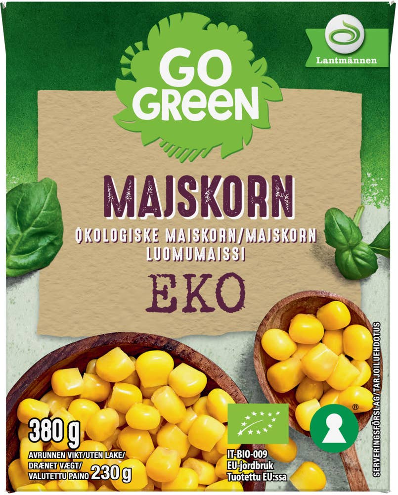 GoGreen Majskorn EKO
