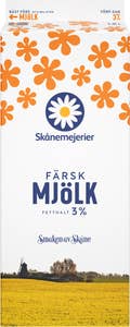 Skånemejerier Färsk Mjölk 3%