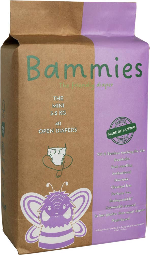 Bammies Tejpblöja The Mini 3-5kg