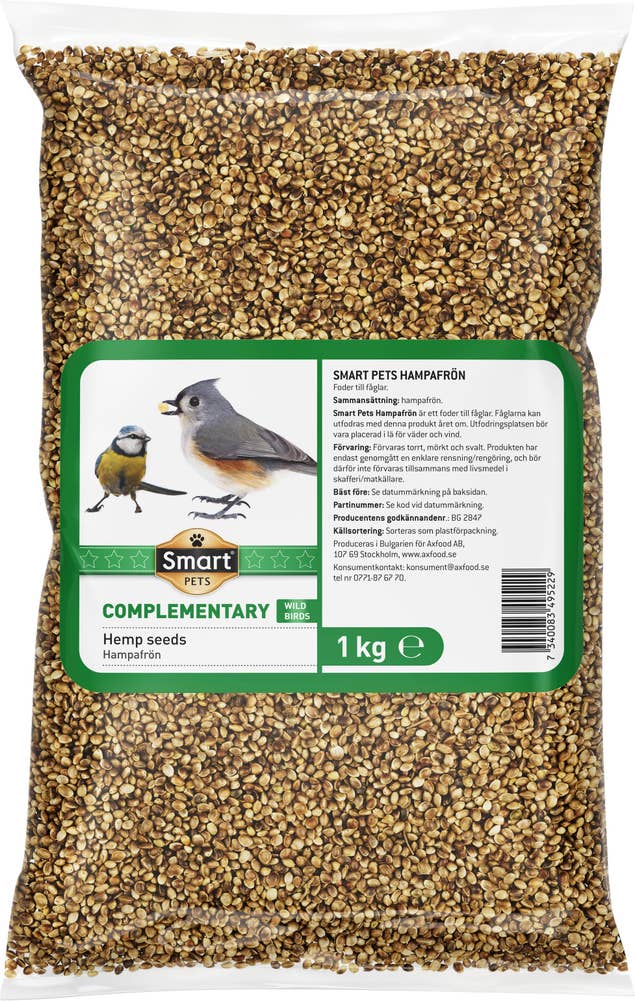 Smart Fågelfrön Hampa