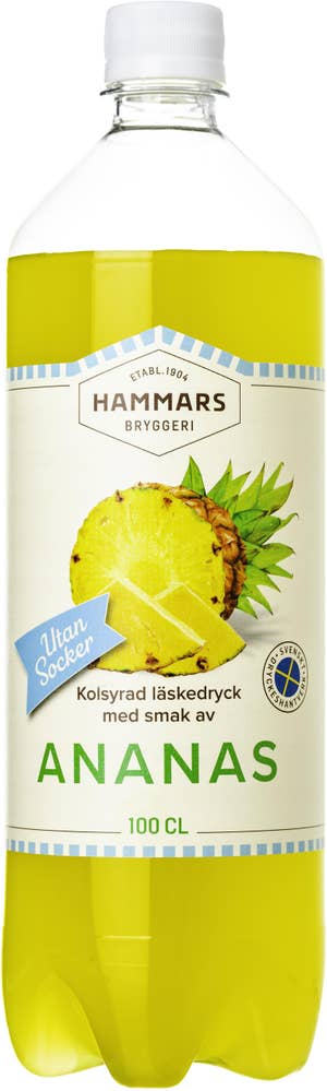 Hammars Bryggeri Läsk Ananas Sockerfri