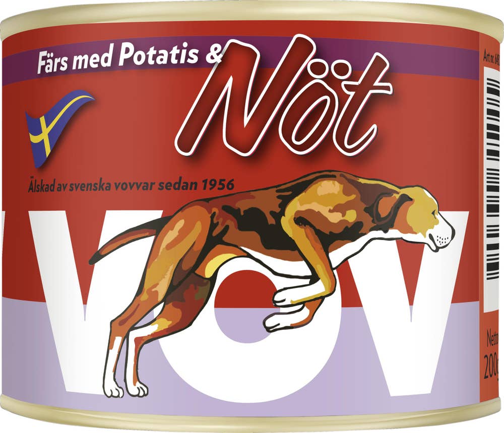 Vov Hundmat Nöt & Potatis