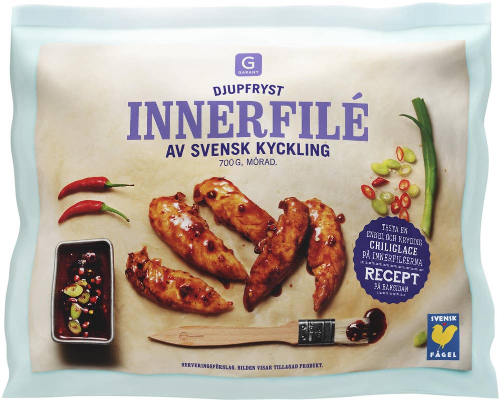Garant Innerfilé av Svensk Kyckling Fryst