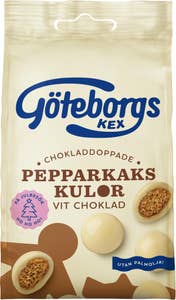 Göteborgs Kex Pepparkakskulor Vit Choklad