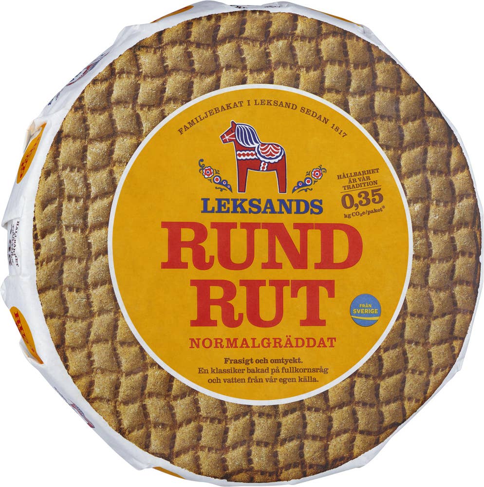 Leksands Knäckebröd Rundrut Normalgräddat