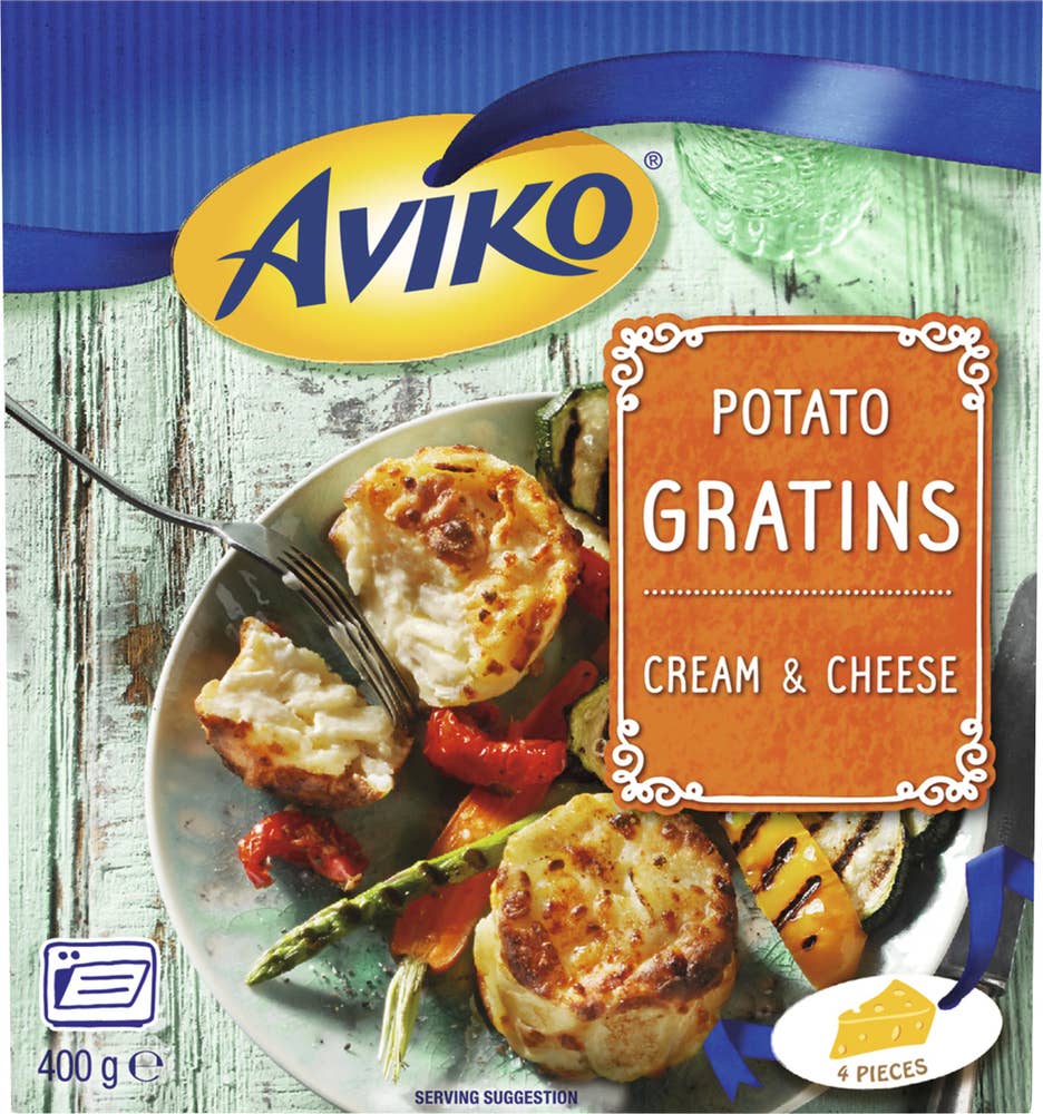 Aviko Potatisbakelser Emmentalerost Fryst