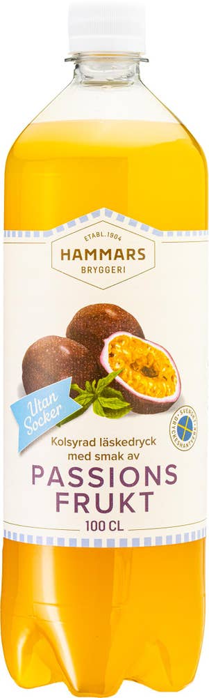 Hammars Bryggeri Läsk Passionsfrukt Sockerfri