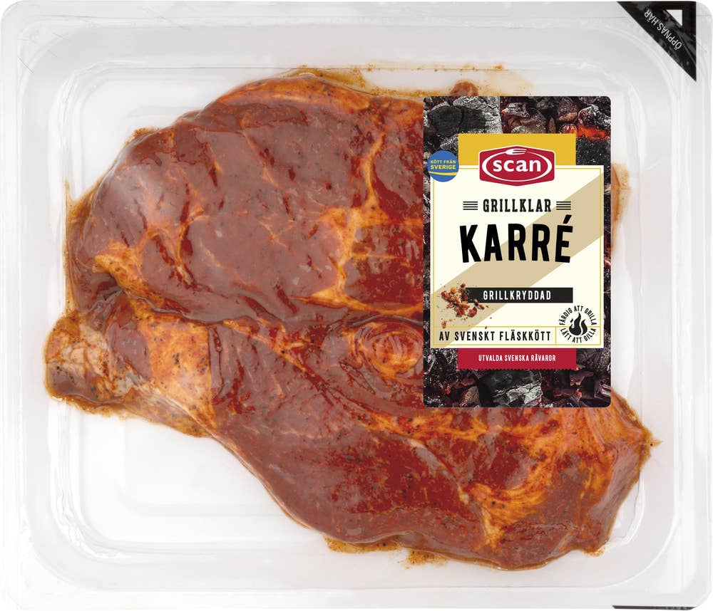 Scan Karré Grillkryddad Grillklar