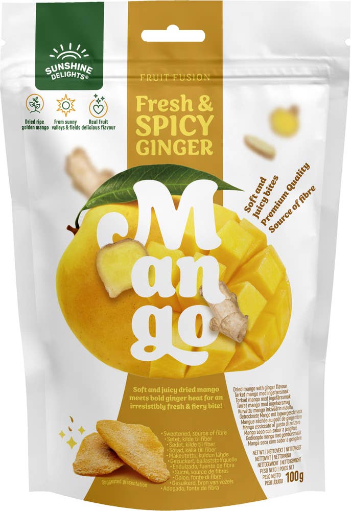 Sunshine Delights Spicy Ginger & Mango