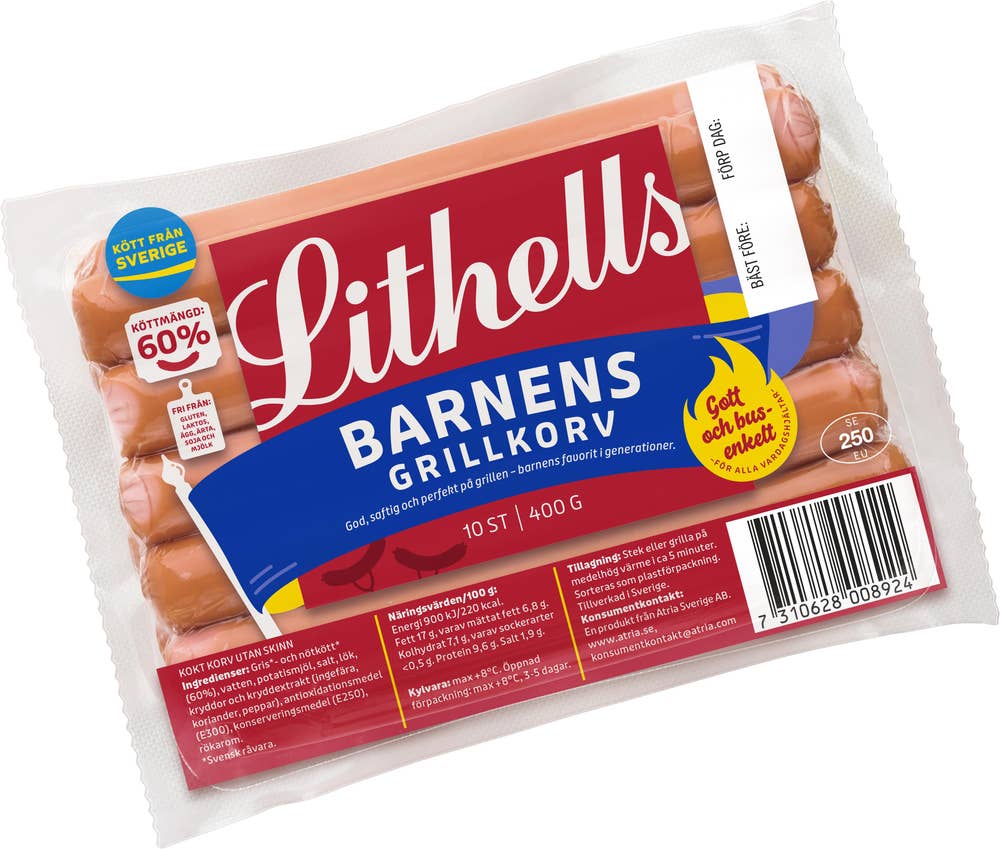 Lithells Barnens Grillkorv