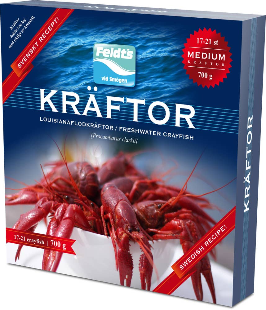 Feldts Louisianaflodkräftor Stl 24-30 Frysta