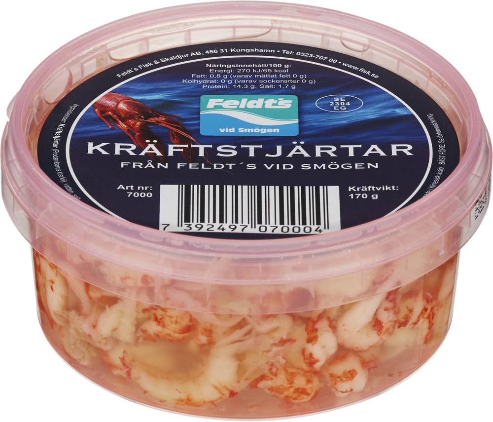 Feldts Kräftstjärtar I Lake 170g Feldts