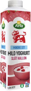Arla Ko® Mild Yoghurt Hallon Lättsockrad 1,5%