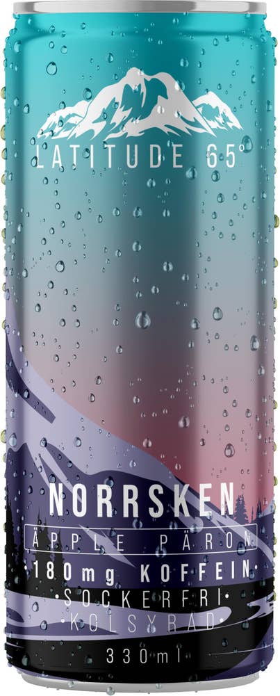 Latitude 65 Energidryck Norrsken Äpple Sockerfri