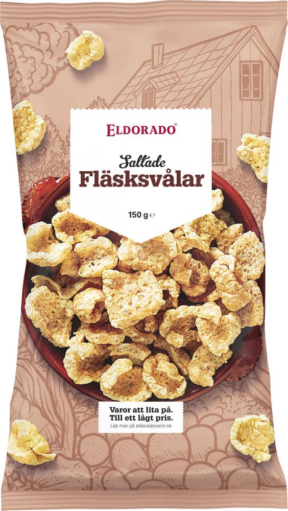 Eldorado Fläsksvålar 150g Crispy