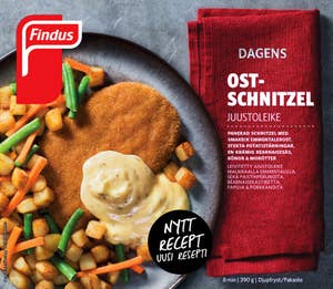 Dagens Ostschnitzel Fryst