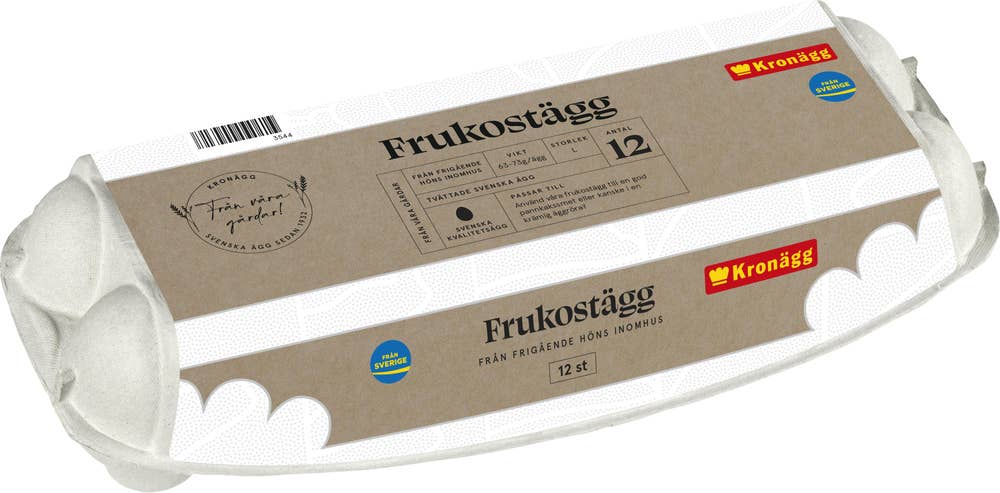 Kronägg Ägg Frigående L 798g