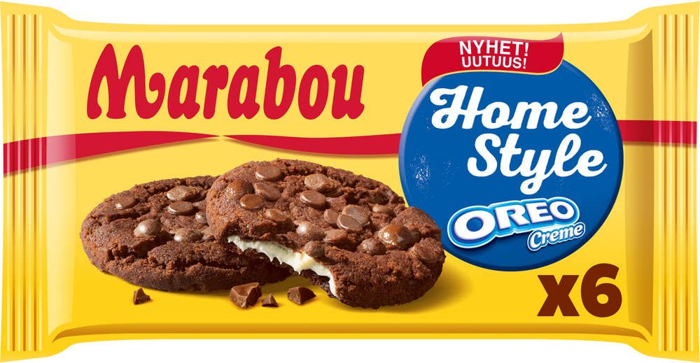 Marabou Homestyle Cookies Oreo Creme Marabou