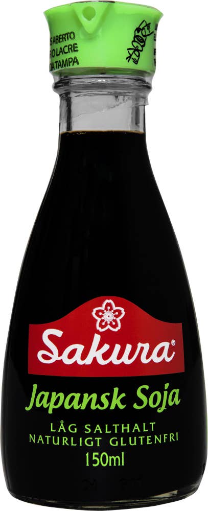 Sakura Soja Japansk Naturligt Glutenfri Låg salthalt