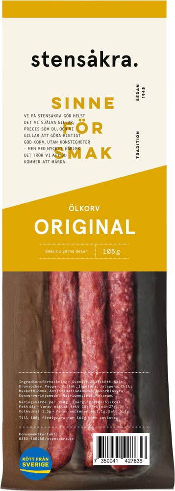 Stensåkra Ölkorv Original