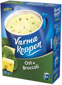 Blå Band Varma Koppen Soppa Ost & Broccoli 3x2dl