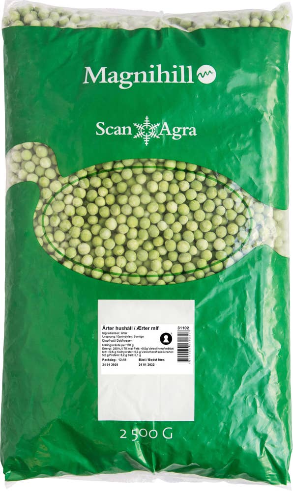 Magnihill Ärtor Fryst