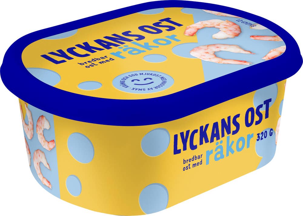 Lyckans Ost Mjukost Räkor